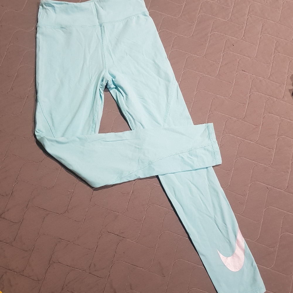 Nike Kids Light Blue Leggings